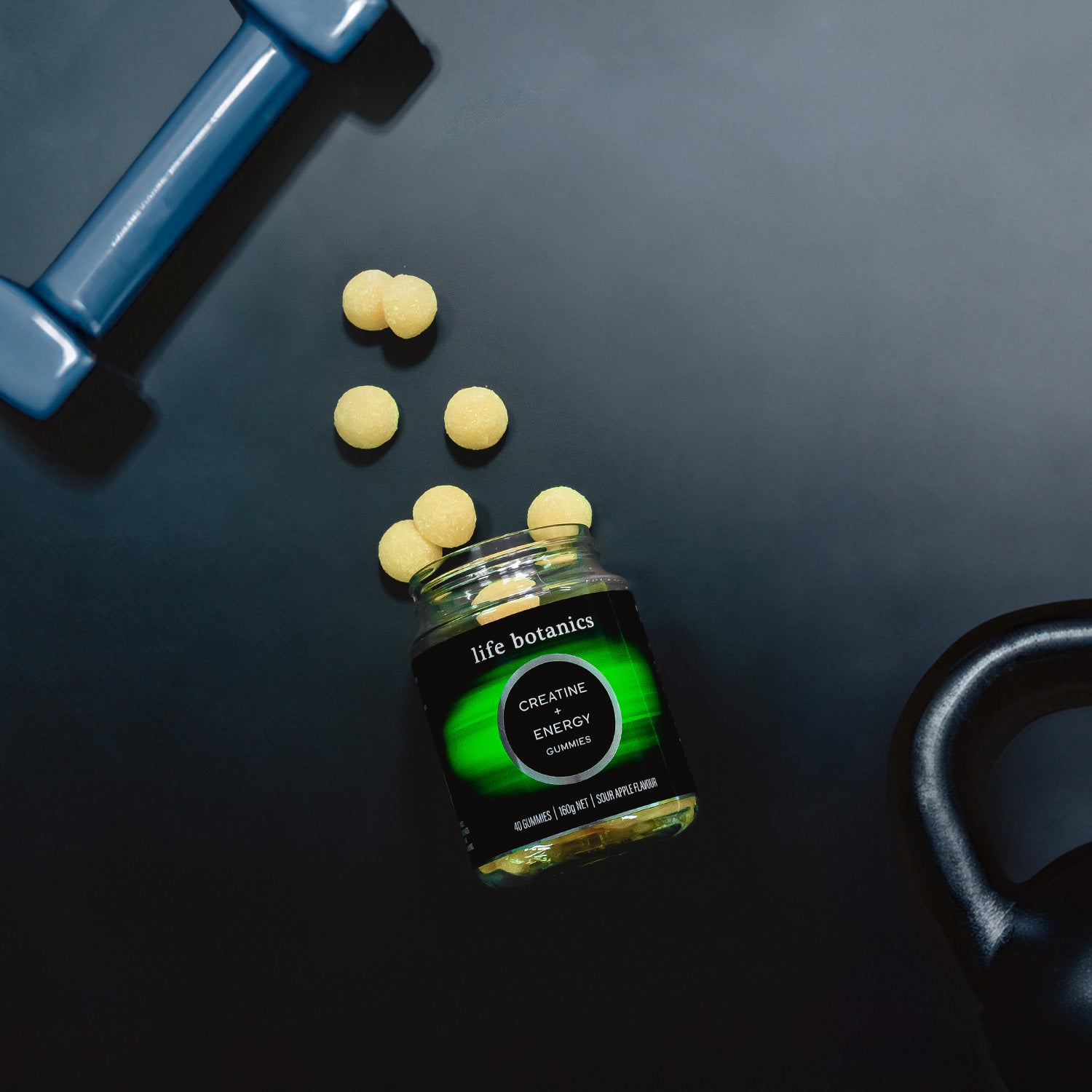 Life Botanics Creatine + Energy Gummies 40s — front of pack