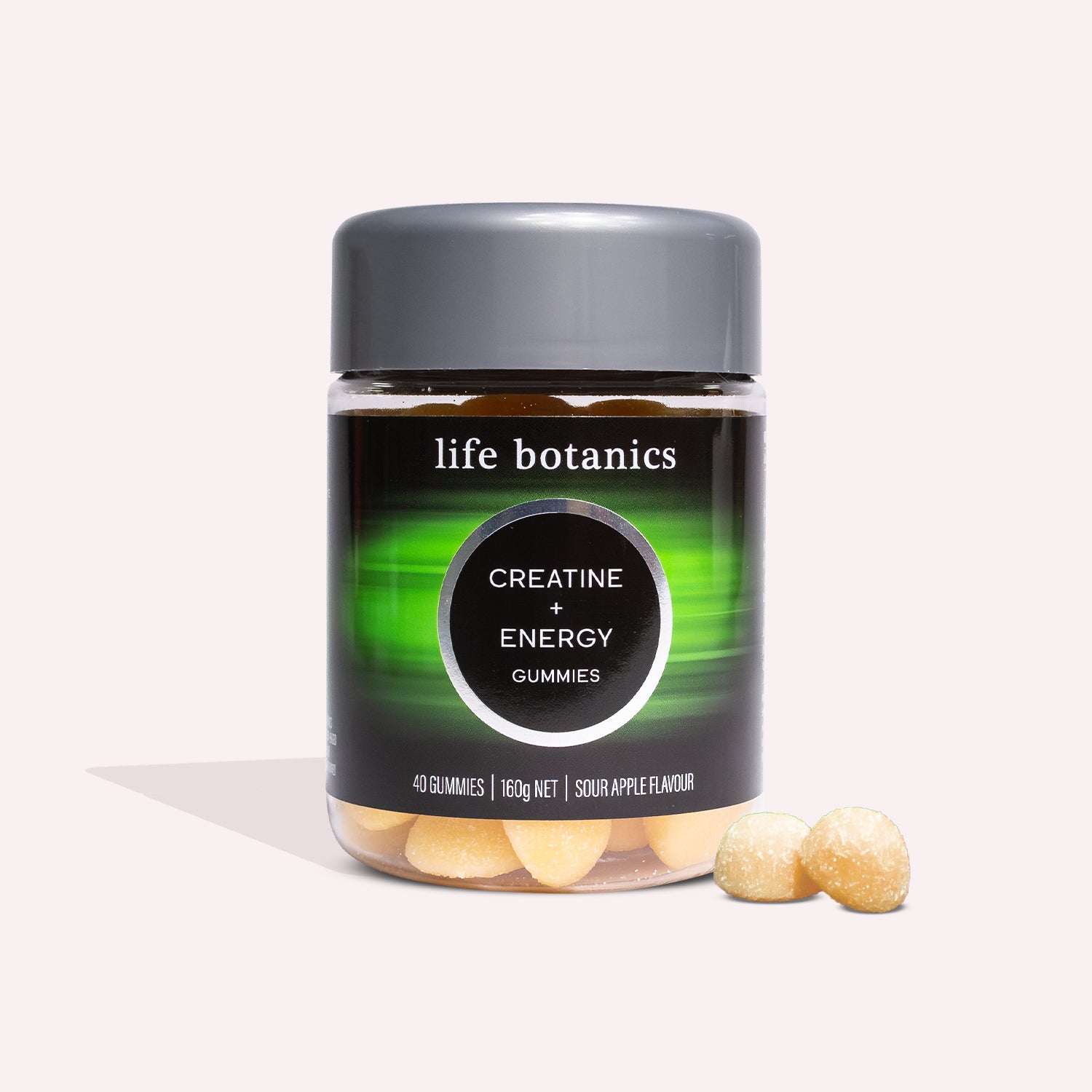 Life Botanics Creatine + Energy Gummies 40s — front of pack