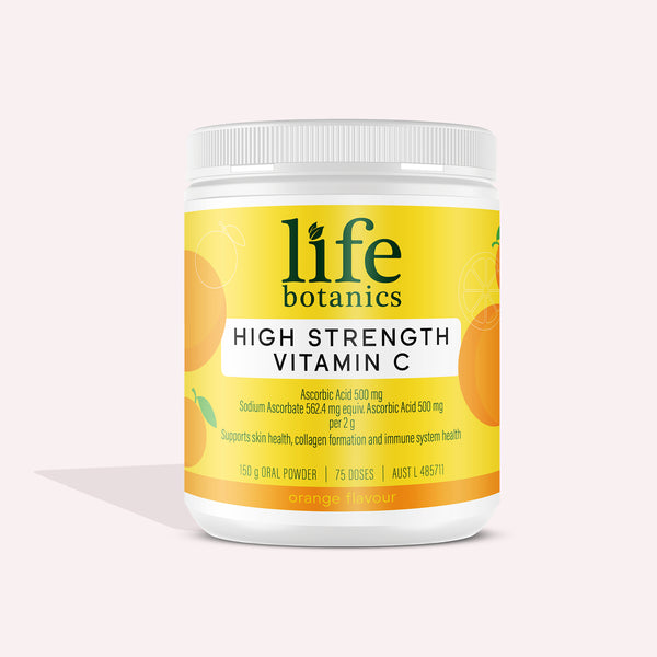 Life Botanics High Strength Vitamin C 150g — front of pack
