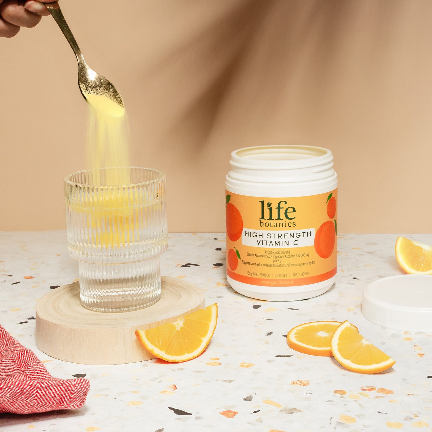 Life Botanics High Strength Vitamin C 150g — lifestyle photo