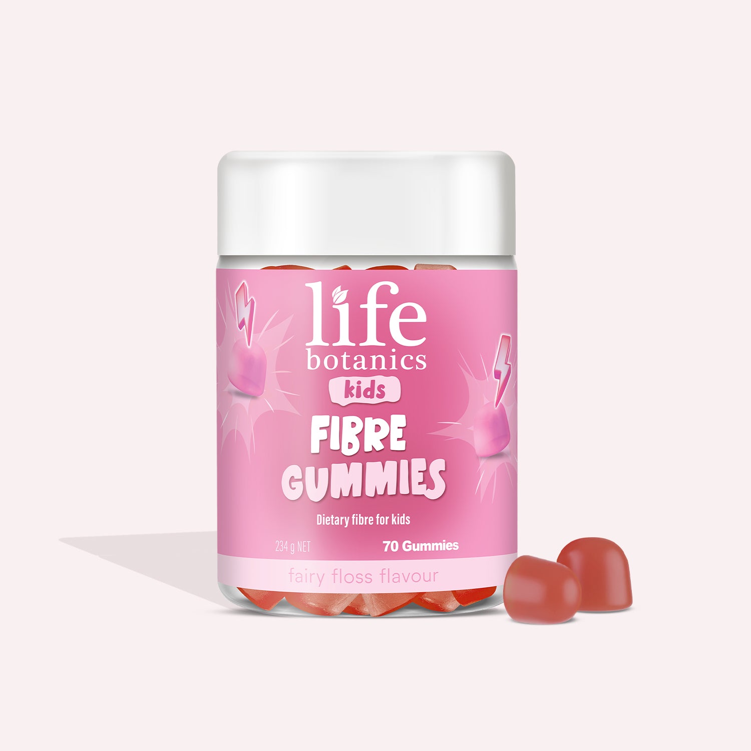 Life Botanics Kids Fibre Gummies 70s — front of pack