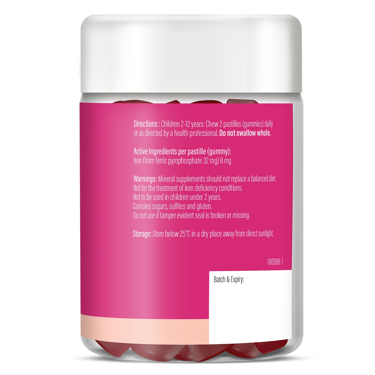 Life Botanics Kids Iron Gummies 90s — additional pack detail photo