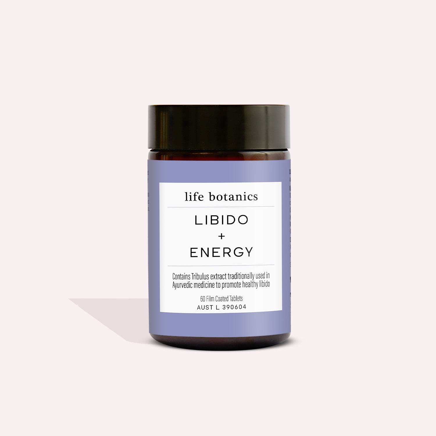 Life Botanics Libido + Energy Tablets — front of pack
