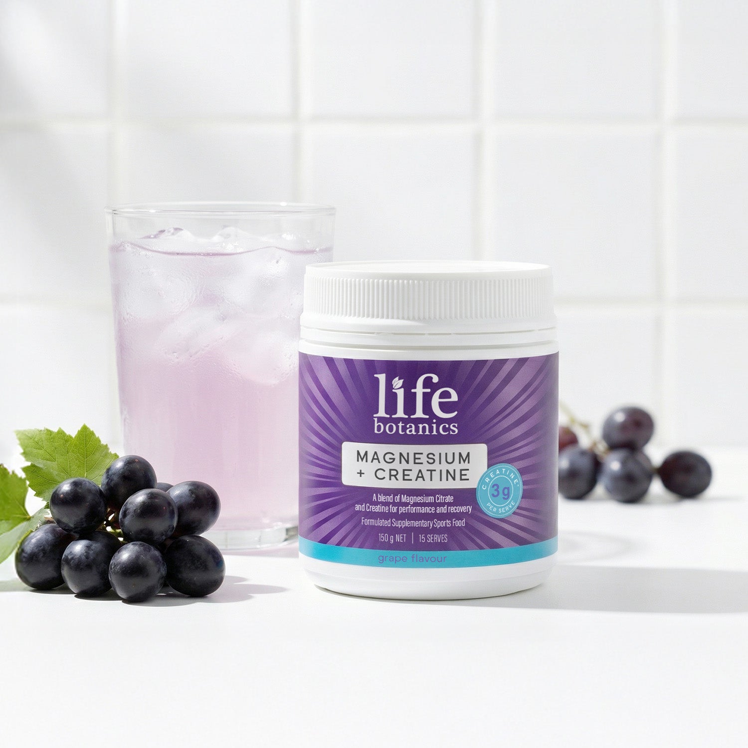 Life Botanics Magnesium + Creatine 150g — lifestyle photo