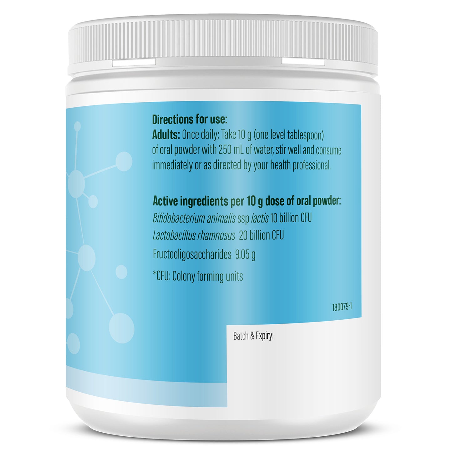Life Botanics Probiotics + Prebiotics 150g — additional pack detail photo