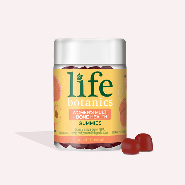 Life Botanics Women's Multi + Bone Health Gummies 60s — front of pack