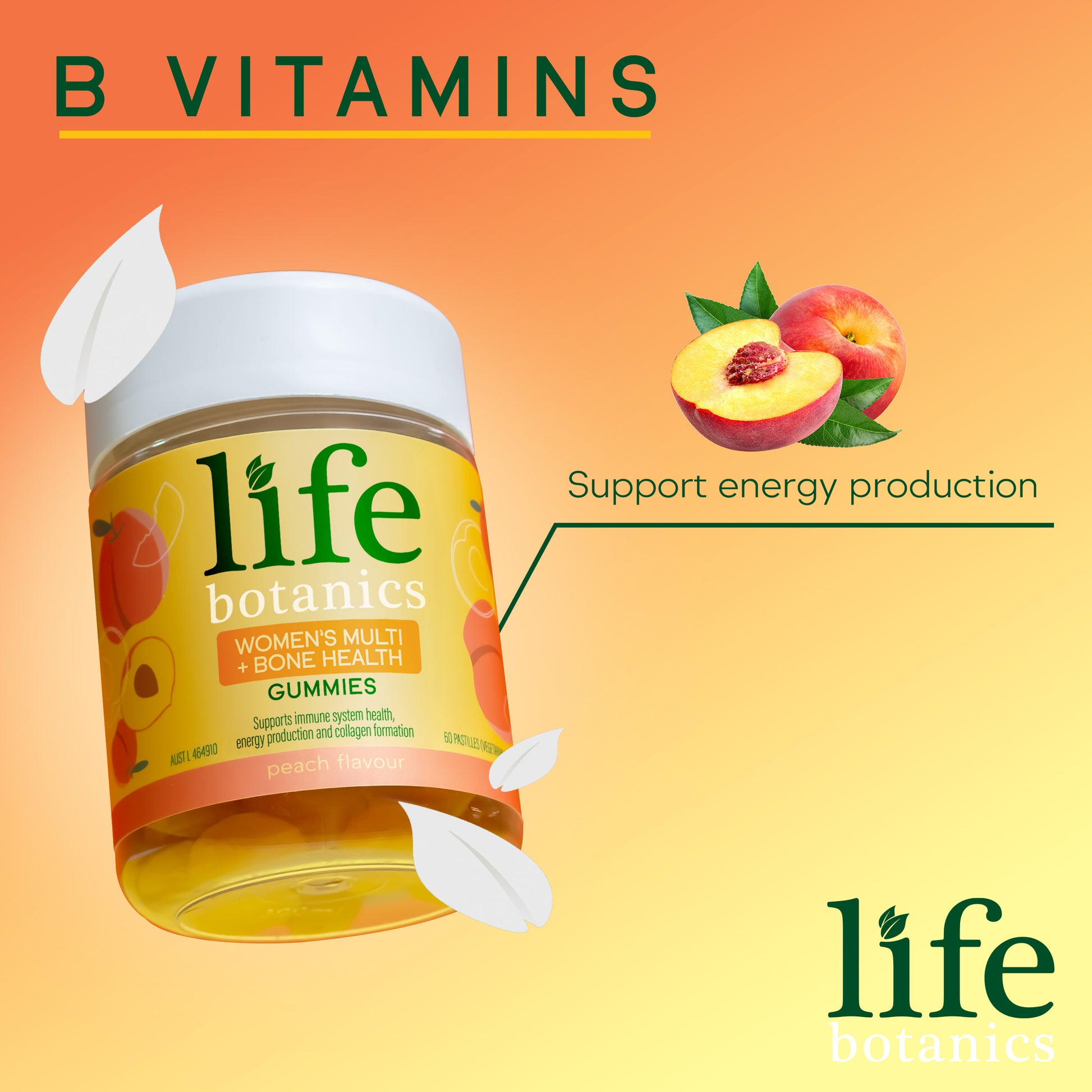 Life Botanics Women's Multi + Bone Health Gummies 60s — ingredients list